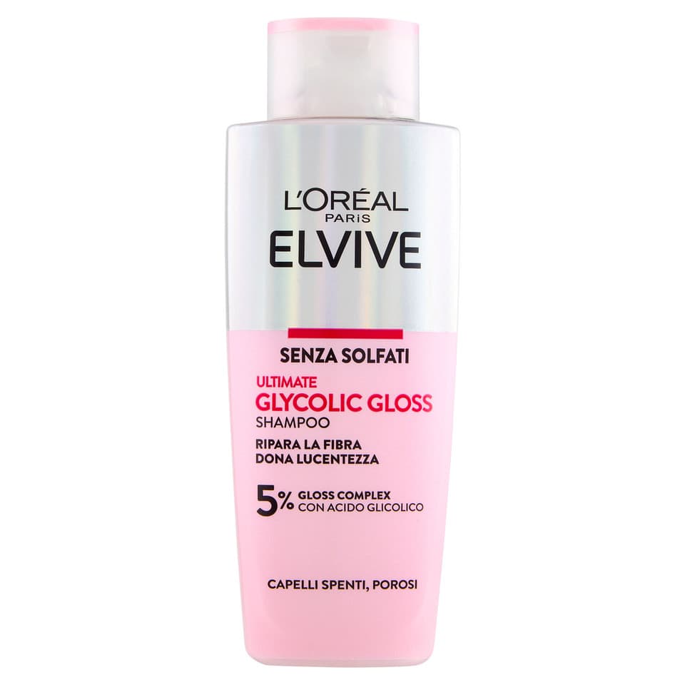 Elvive Ultimate Glycolic Gloss Shampoo Senza Solfati