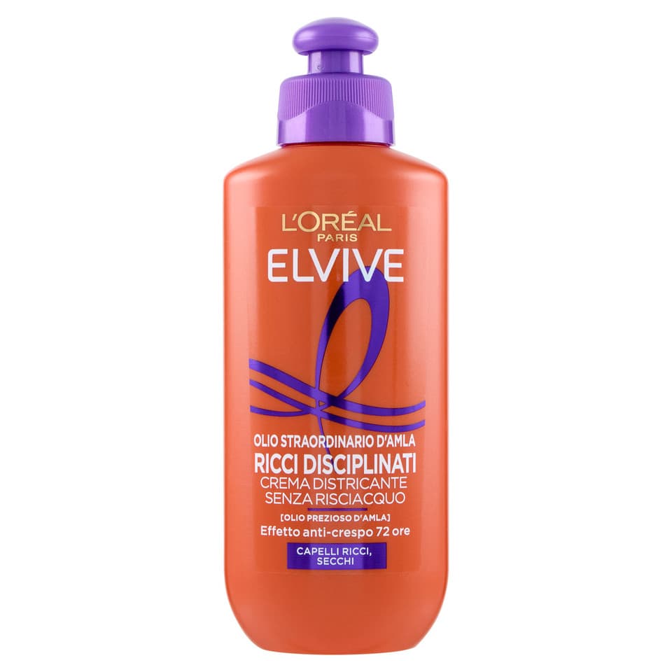 Elvive Olio Straordinario D'amla Ricci Disciplinati Crema Distrincante Senza Risciacquo