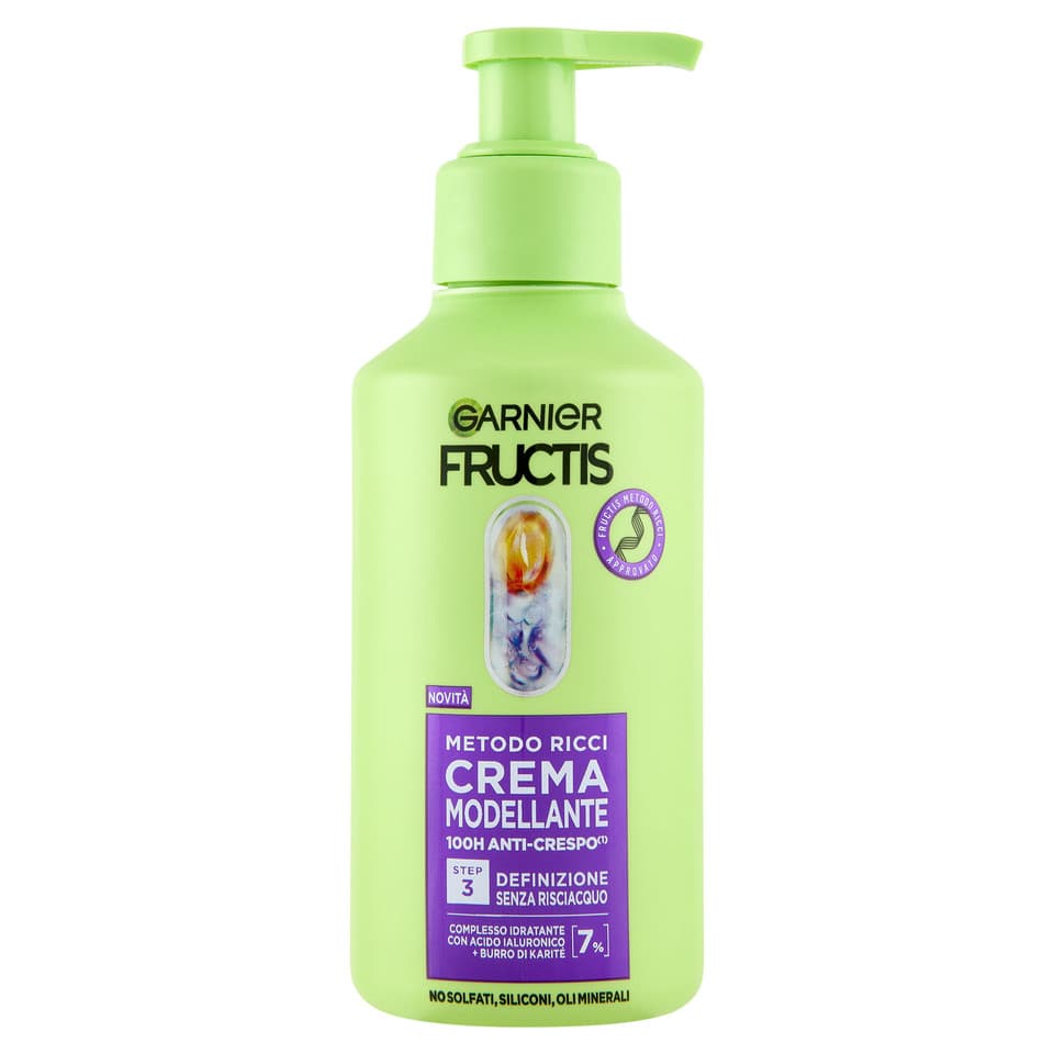 Fructis Metodo Ricci Crema Modellante 100h Anti-crespo