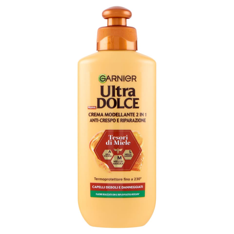 Ultra Dolce Tesori Di Miele Crema Modellante 2 In 1 Anti-crespo E Riparazione