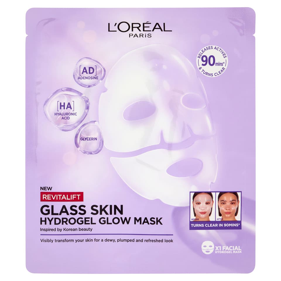 Revitalift Glass Skin Hydrogel Glow - Maschera In Tessuto 25 Gr