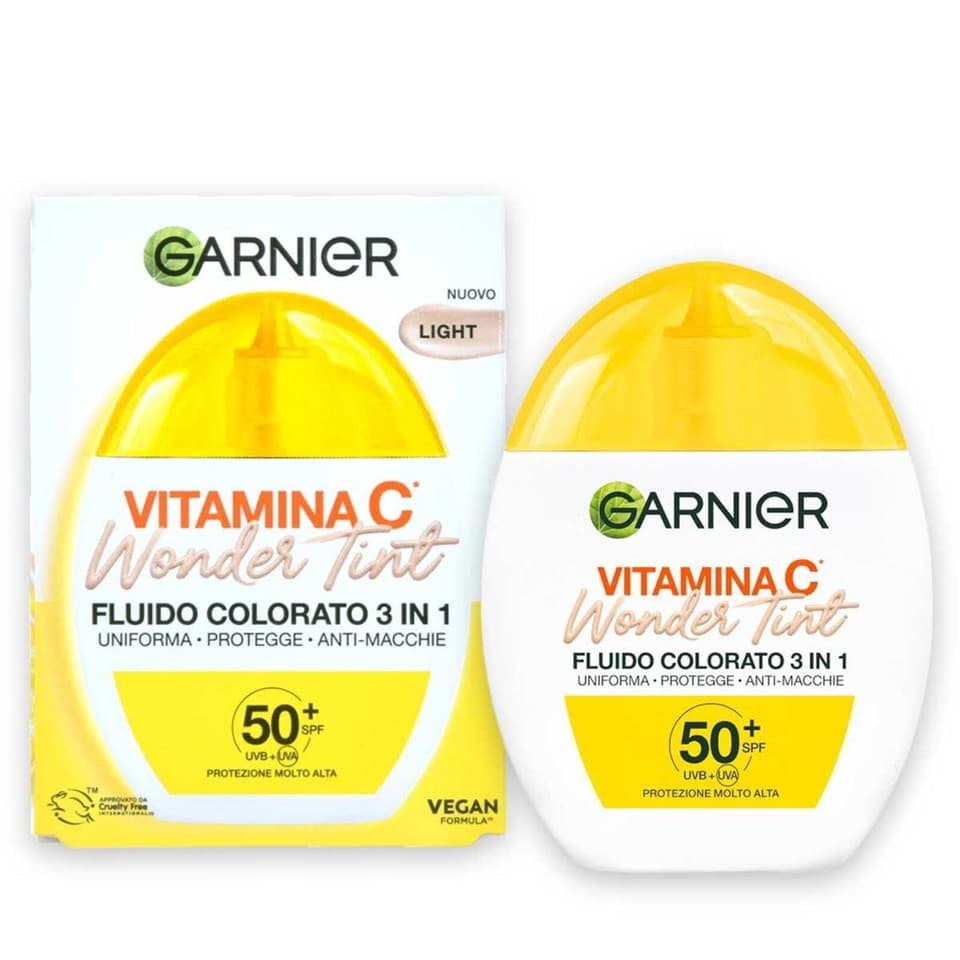 Vitamina C* Wonder Tint Fluido Colorato 3 in 1 SPF 50+ Light 40 ml