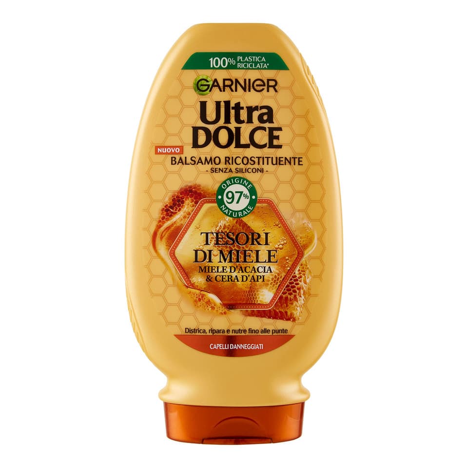 Ultra Dolce Balsamo Tesori Di Miele Con Pappa Reale, Rinforza I Capelli Fragili