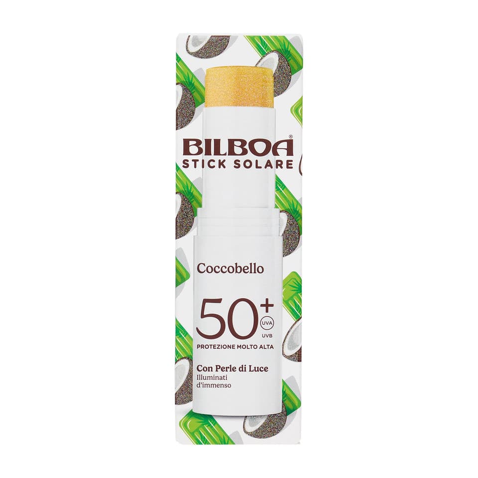 Coccobello - Stick Solare Spf50 Molto Alta Con Perle Di Luce