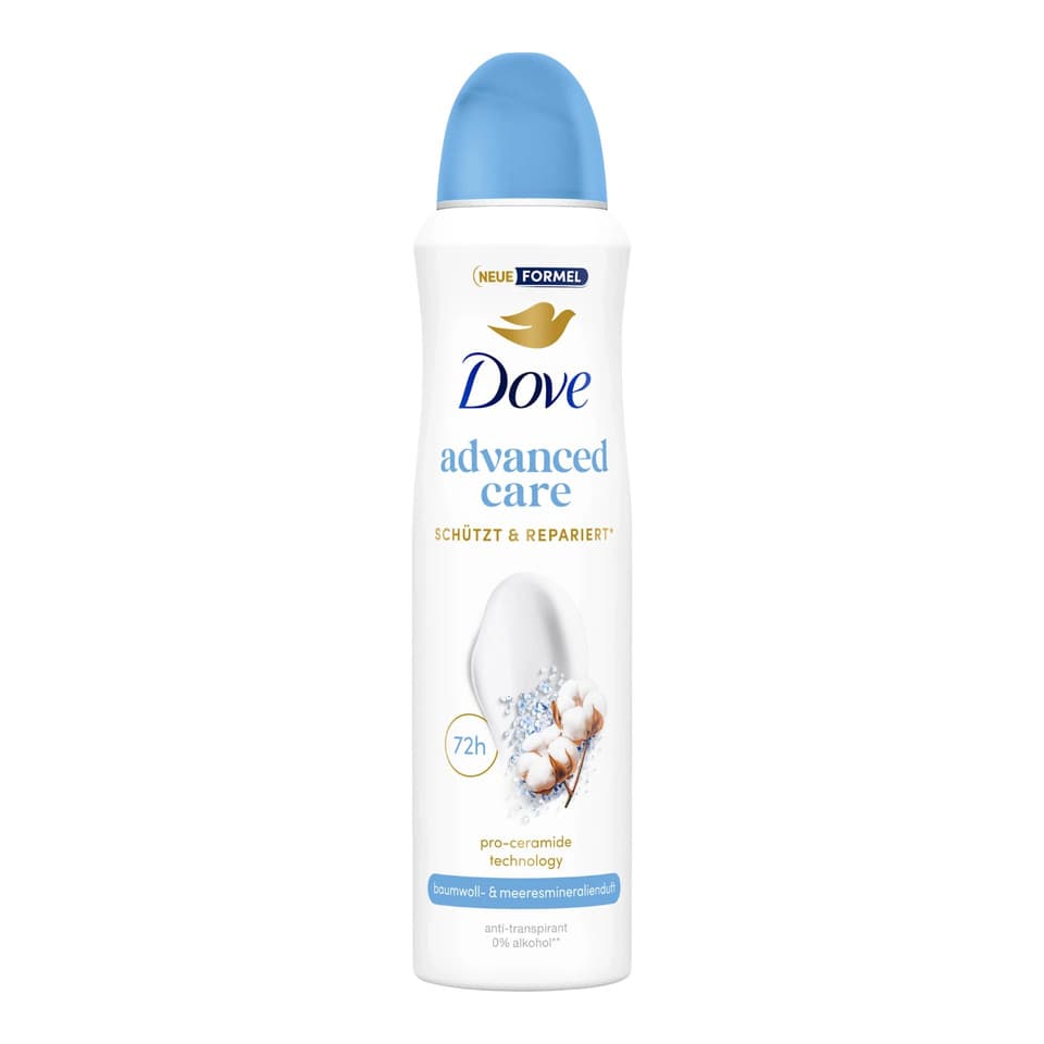 Advanced Care Fresh Cotton And Sea Minerals Deodorante Spray