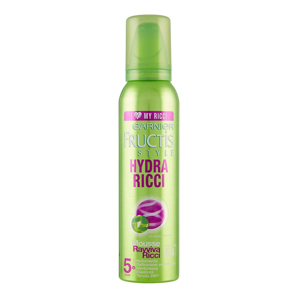 Fructis Hydra Ricci Mousse Ravviva Ricci Fissaggio Extra Forte