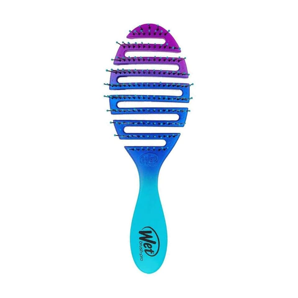 Pro Flex Dry Ombre Teal – Spazzola Districante E Styling Professionale