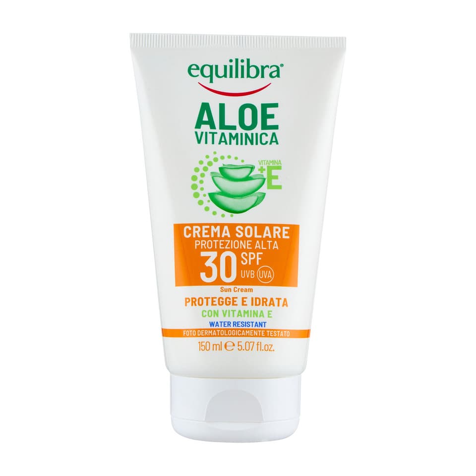 Aloe Vitaminica Crema Solare Protezione Alta 30 Spf