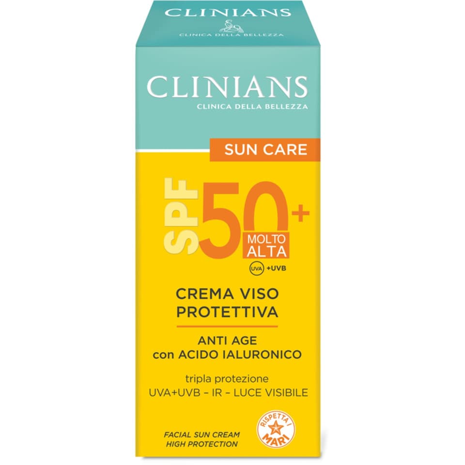 Crema Viso Protettiva Anti Age Spf50+