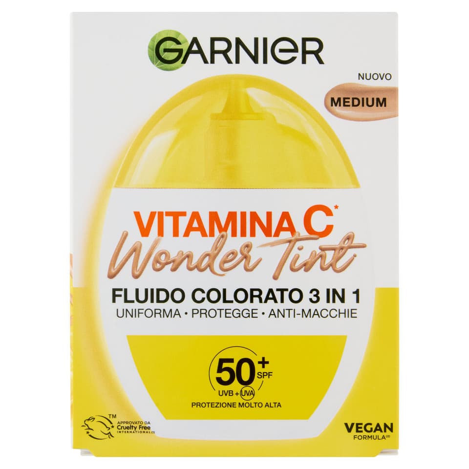 Vitamina C* Wonder Tint Fluido Colorato 3 in 1 SPF 50+ Light 40 ml