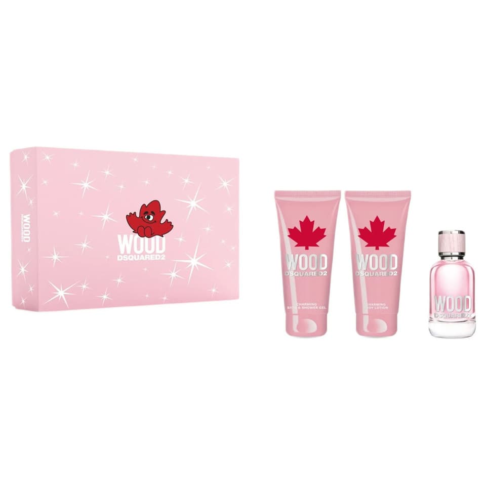 Cofanetto Wood Pour Femme Edt 50ml + Bl 100ml + Sg 100ml