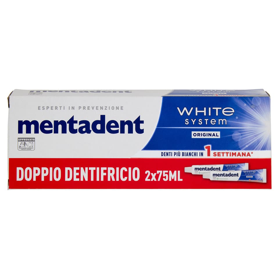 Dentifricio White System 2 X 75 Ml
