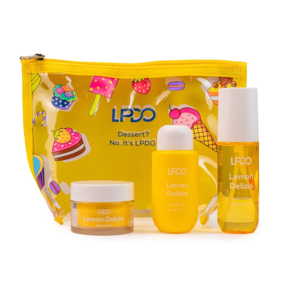 Summer Kit Lemon Delizia Body Spray 90ml Con Shower Gel 90ml E Body Cream 50ml
