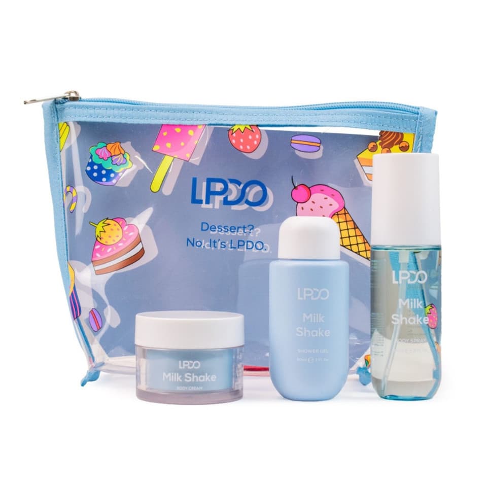 Summer Kit Milk Shake Body Spray 90ml Con Shower Gel 90ml E Body Cream 50ml
