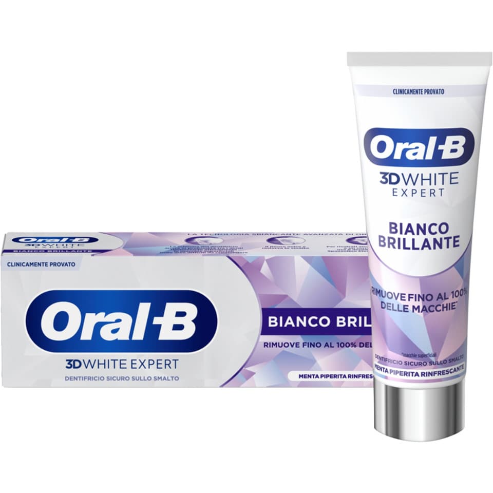 Dentifricio 3d White Expert Bianco Brillante Menta Piperita Rinfrescante