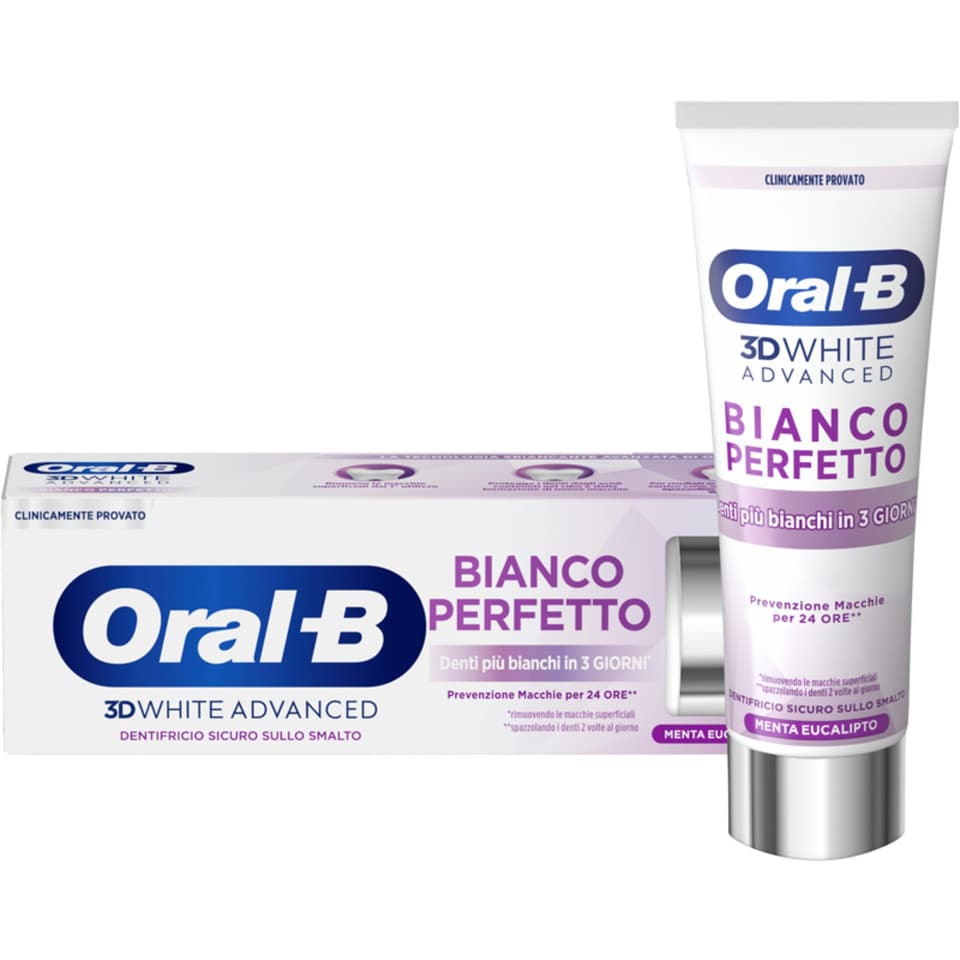 Dentifricio 3d White Advanced Bianco Perfetto Menta Eucalipto