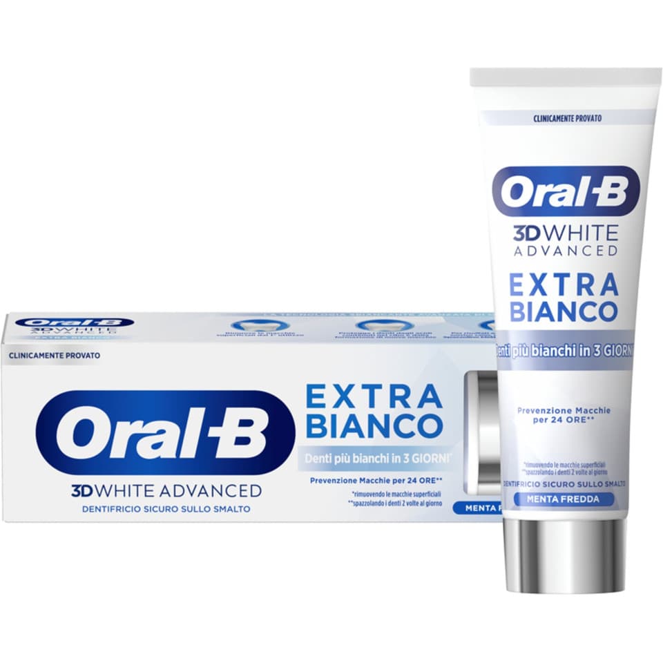 Dentifricio 3d White Advanced Extra Bianco Menta Fredda