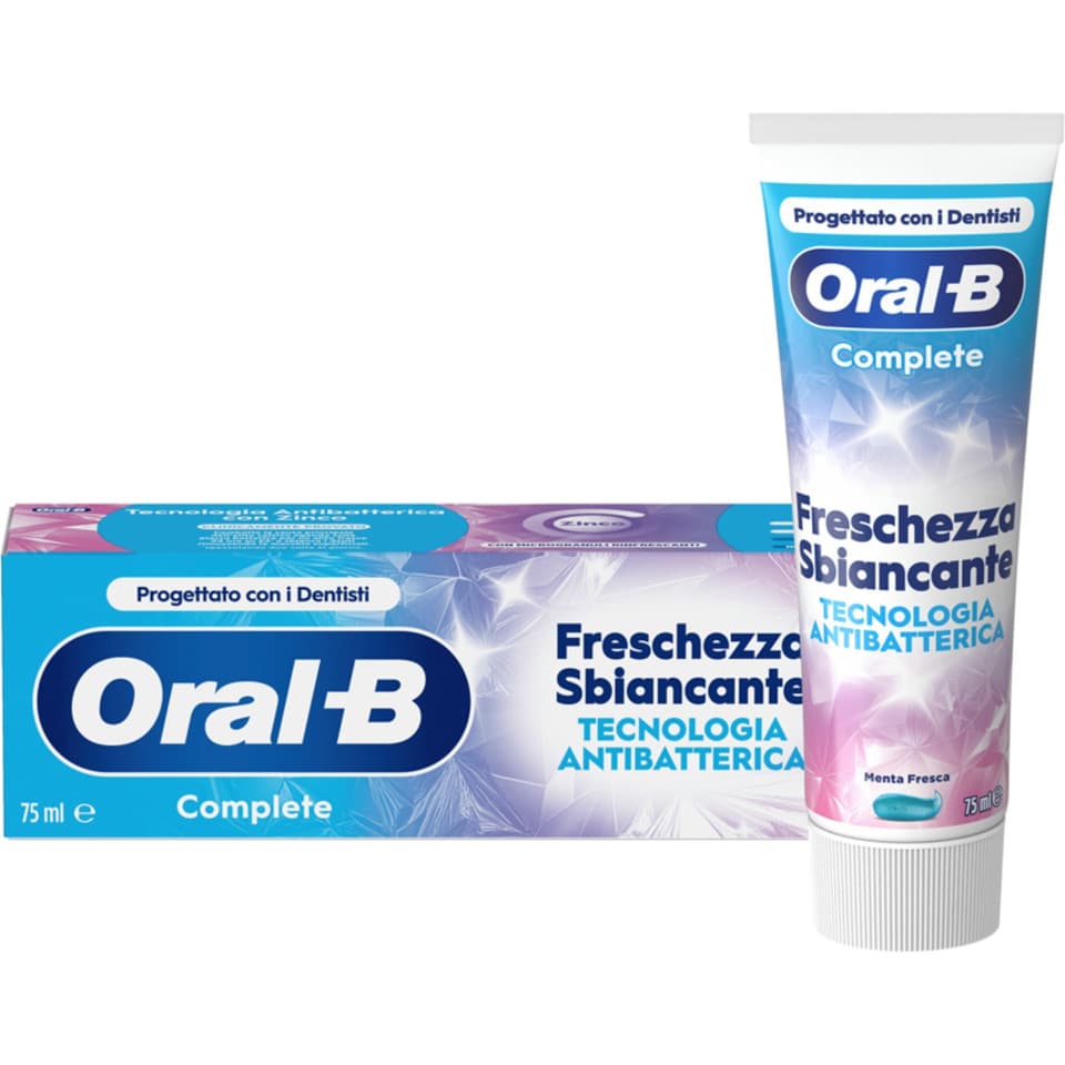 Dentifricio Complete Freschezza Sbiancante Tecnologia Antibatterica