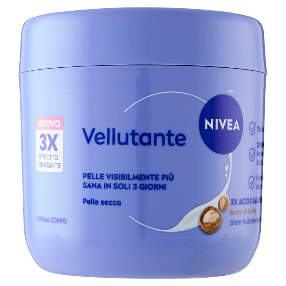 Crema Corpo Vellutante Pelle Secca Burro Di Karatè