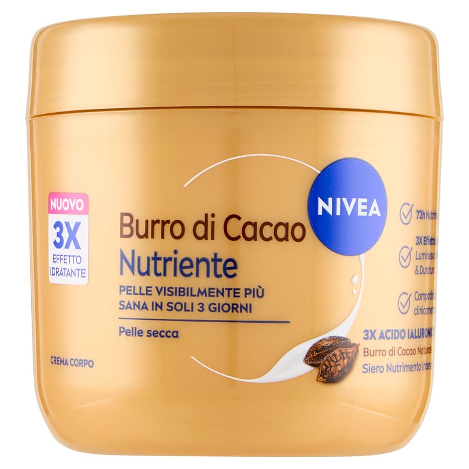 Burro Di Cacao Nutriente Crema Corpo Pelle Secca