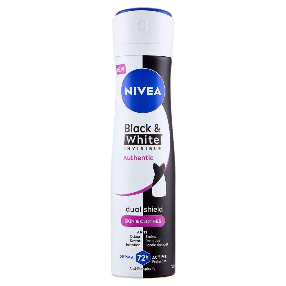 Black & White Invisible Authentic Anti-perspirant