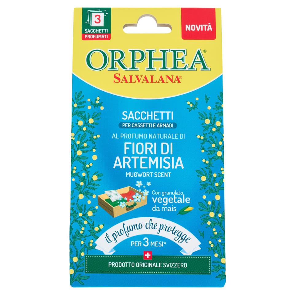 Sacchetti Per Cassetti E Armadi Al Profumo Di Fiori Di Artemisia 3 X 10 G