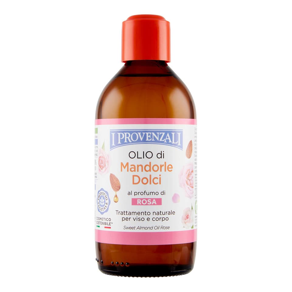 Olio Di Mandorle Dolci Al Profumo Di Rosa