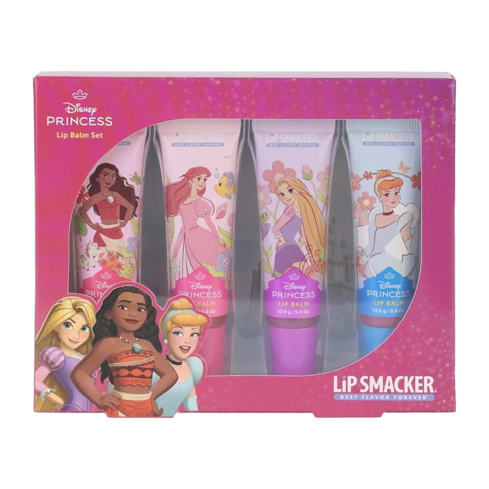 Disney Princess Lip Balm Set For Girls - Confezione Regalo
