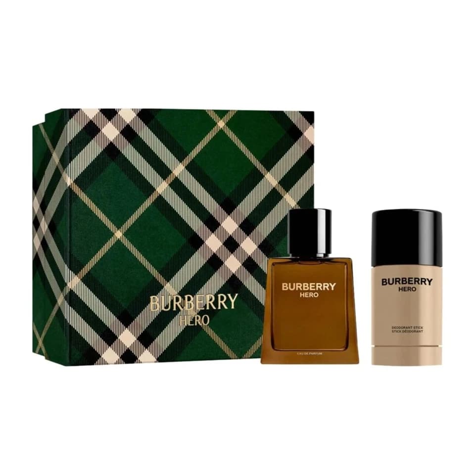 Cofanetto Burberry Hero Eau De Parfum 50 Ml + Deodorante Stick 75 Ml