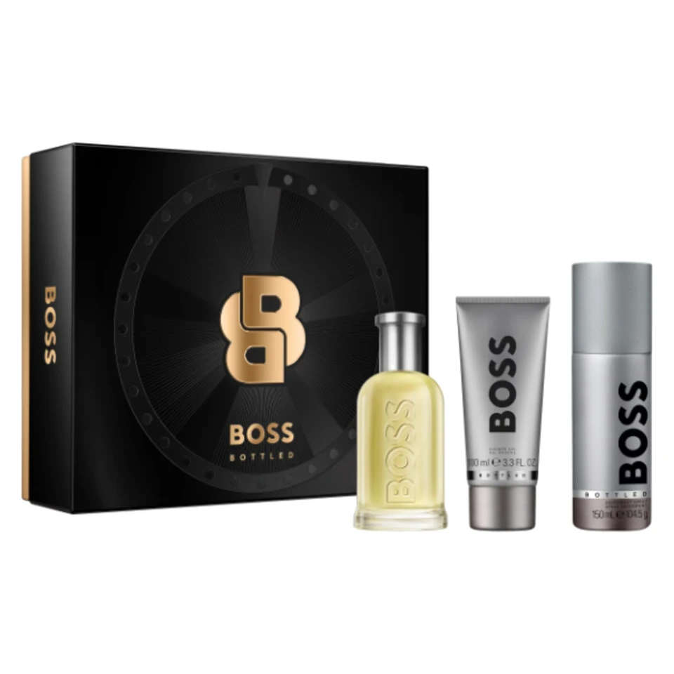 Cofanetto Hugo Boss Bottled – Eau De Toilette 100 Ml + Shower Gel 100 Ml + Deodorante Spray 150 Ml