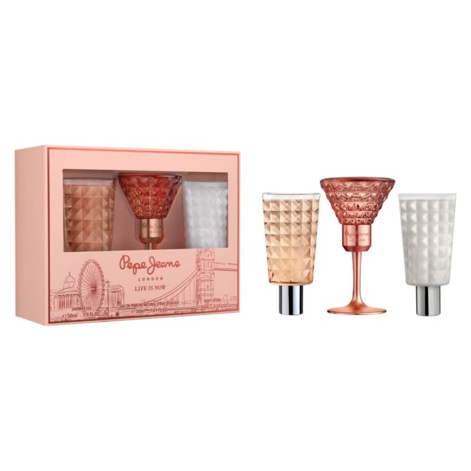 Cofanetto Life Is Now For Her - Eau De Parfum 30 Ml + Body Lotion 50 Ml + Shower Gel 50 Ml