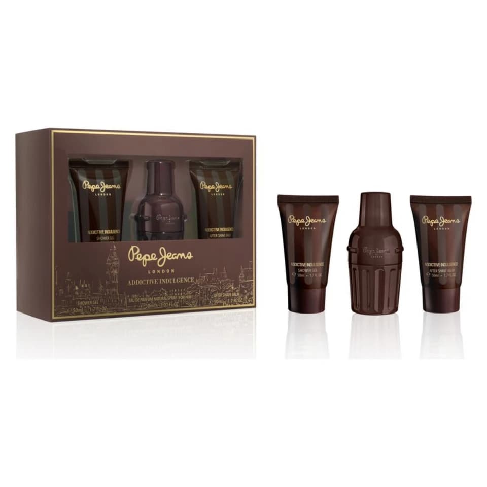 Cofanetto Addictive Indulgence For Him - Eau De Parfum 30 Ml + After Shave Balm 50 Ml + Shower Gel 50 Ml