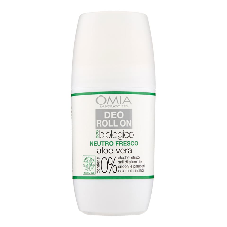 Eco Biologico Deo Roll On Neutro Fresco Aloe Vera