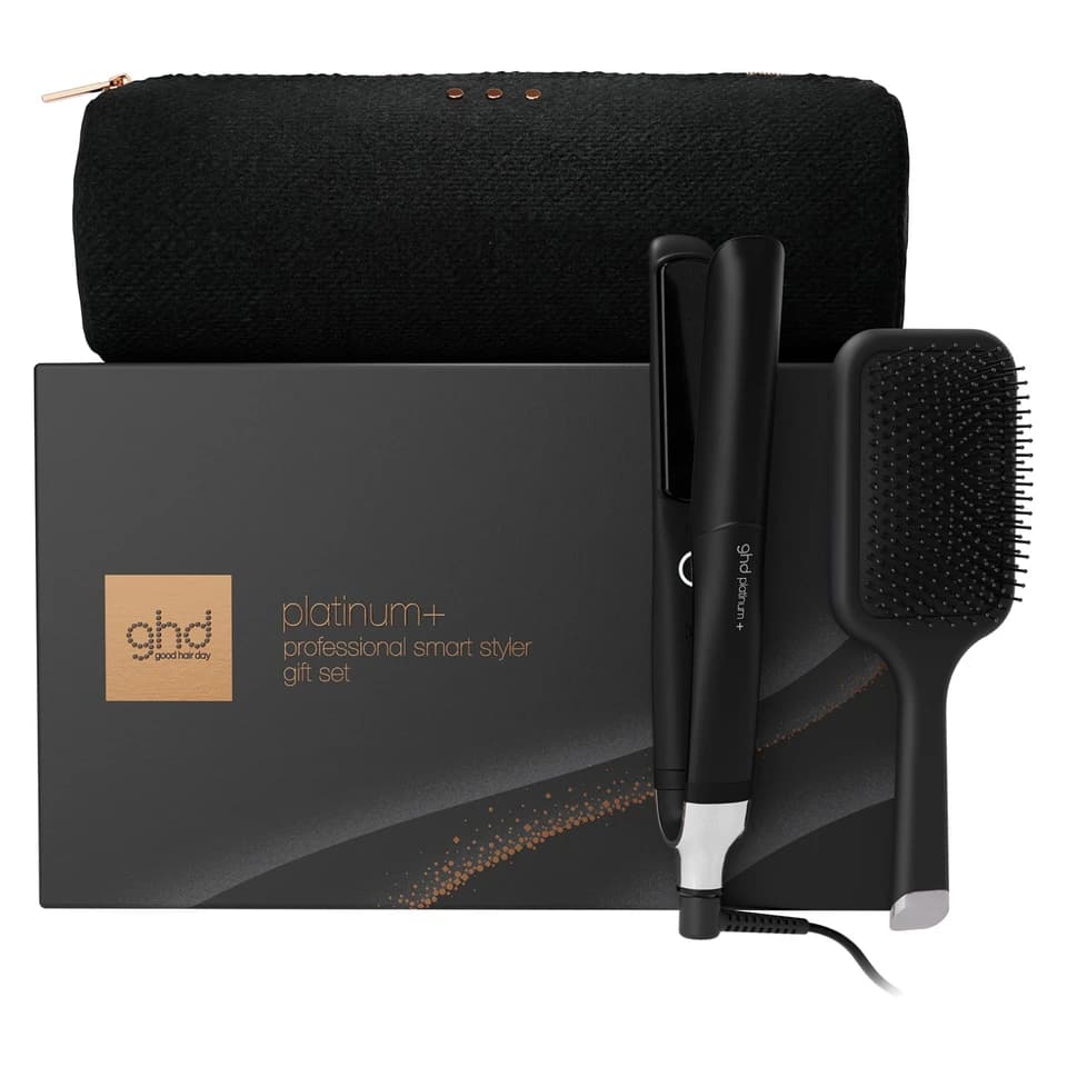 GHD PLATINUM + GIFT SET IN BLACK