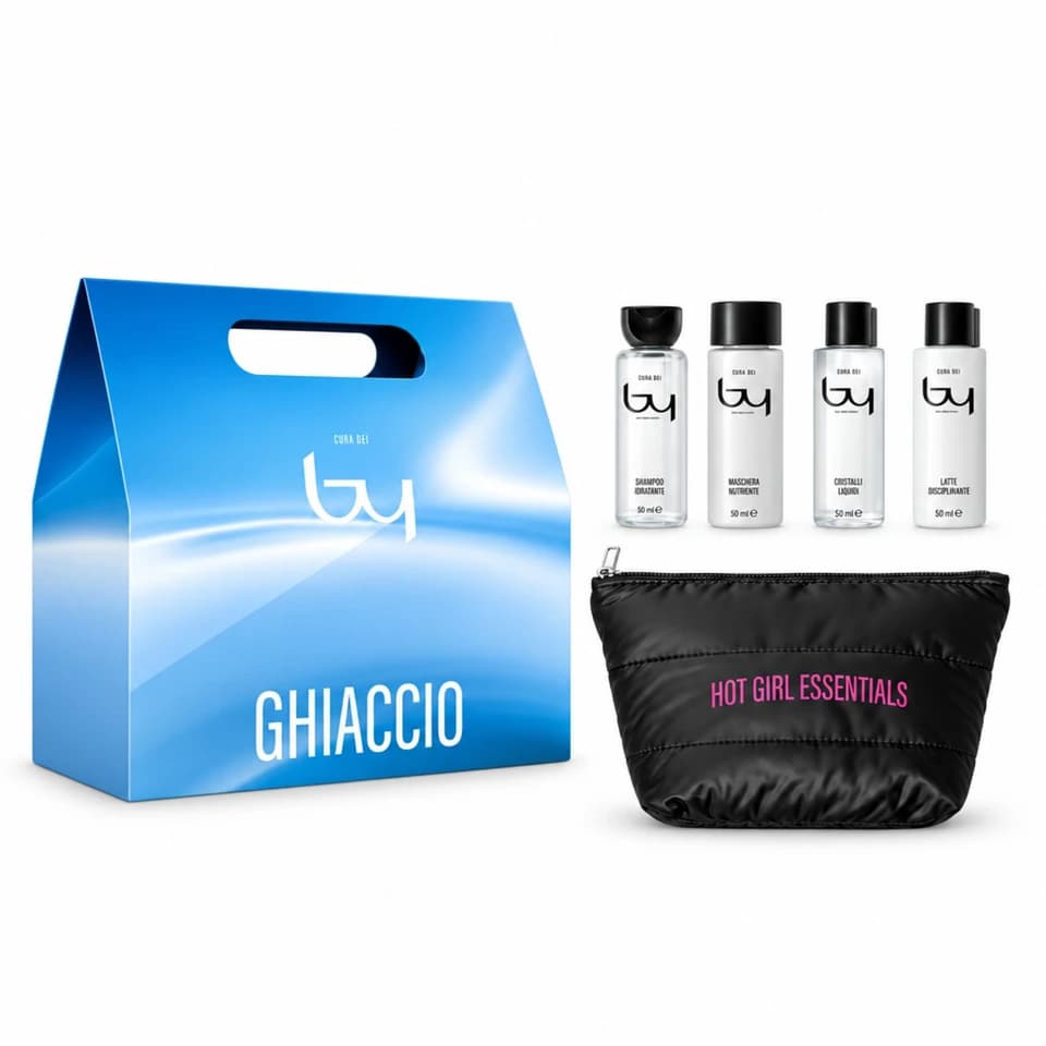 Cofanetto Ghiaccio Complete Beauty Eau De Toilette 120ml+Shower Gel 200ml+ Body Lotion 200ml + Beauty Case Donna