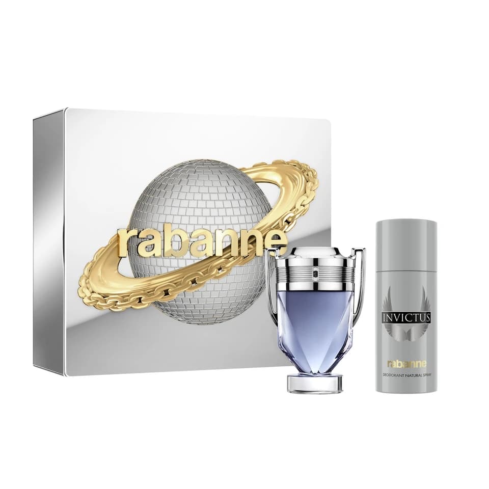 Cofanetto Rabanne Invictus Eau De Toilette 100 Ml + Deodorante 150 Ml