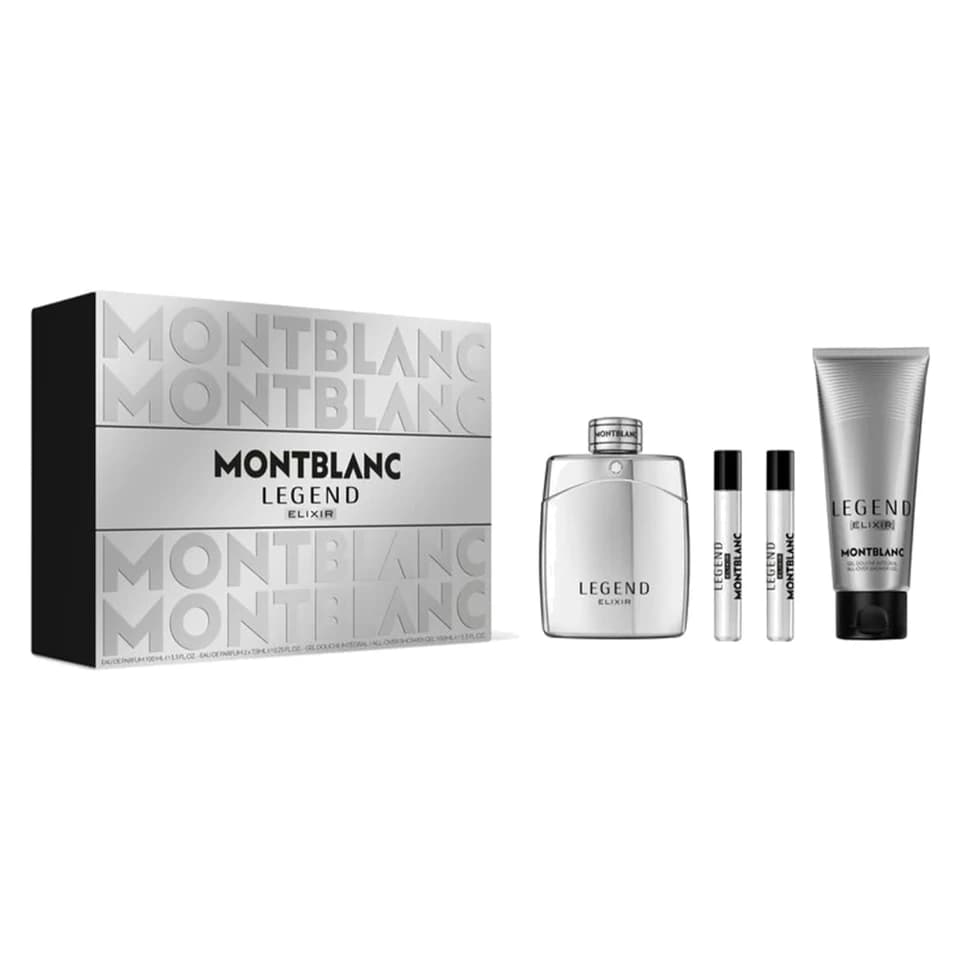 Cofanetto Legend Elixir Parfum 100 Ml + 2 Travel Spray 7,5 Ml + Shower Gel 100 Ml