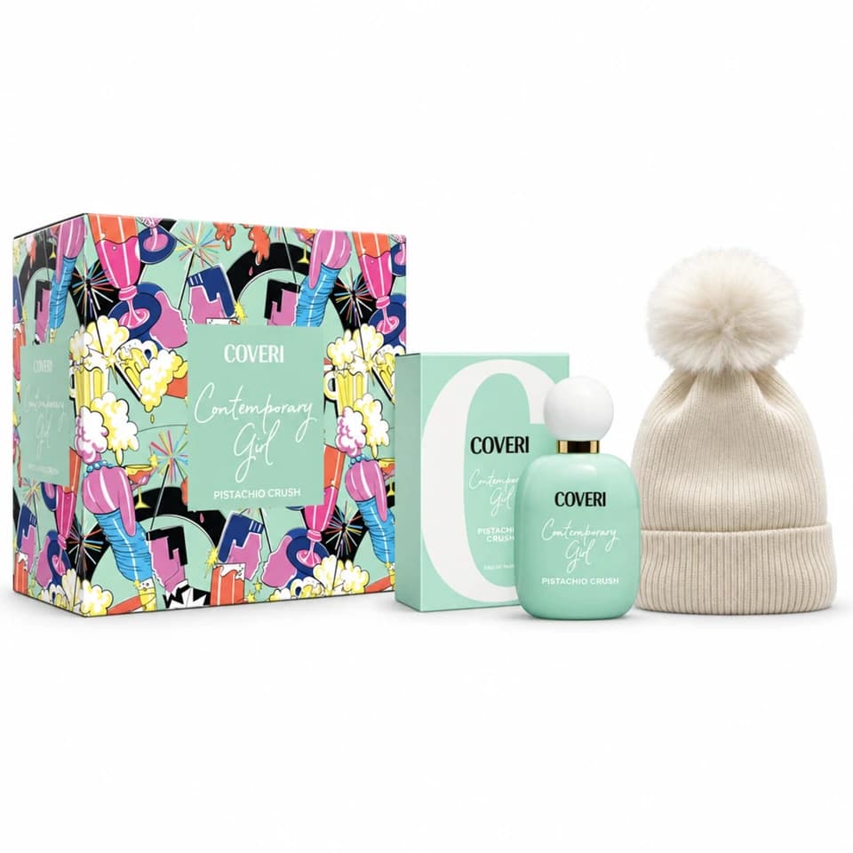Cofanetto Contemporary Girl Pistacchio Crush - Eau De Parfum 100ml + Cappello