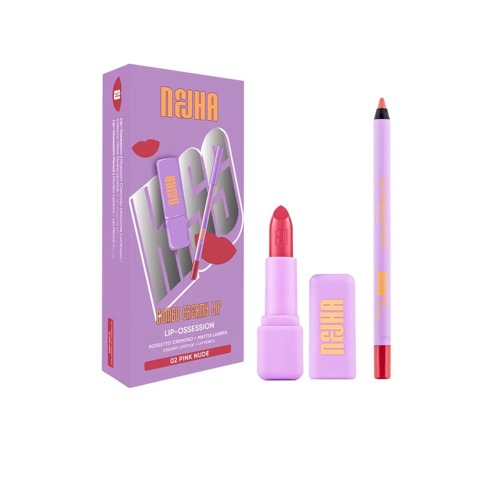 Cofanetto Rossetto Lip-Ossession 02 – E Matita Labbra Lip Pencil 02 Pink Nude