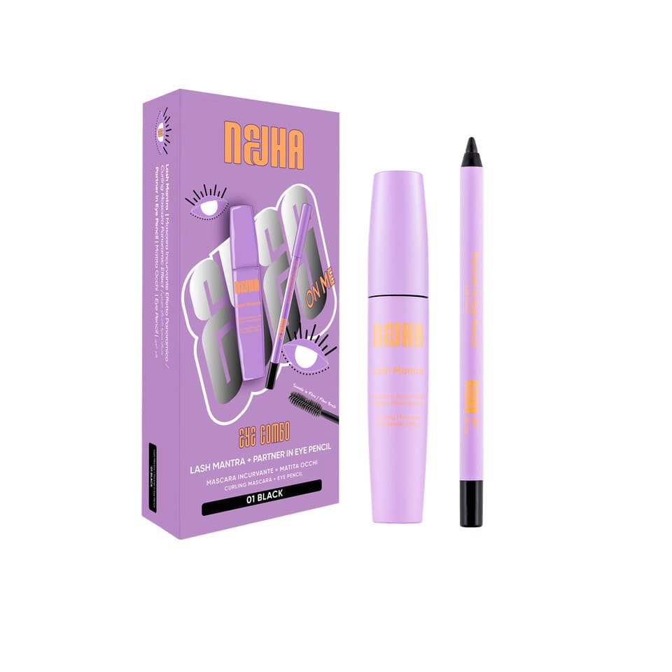 Cofanetto Mascara Lash Mantra & Matita Partner In Eye Pencil Entrambi Black