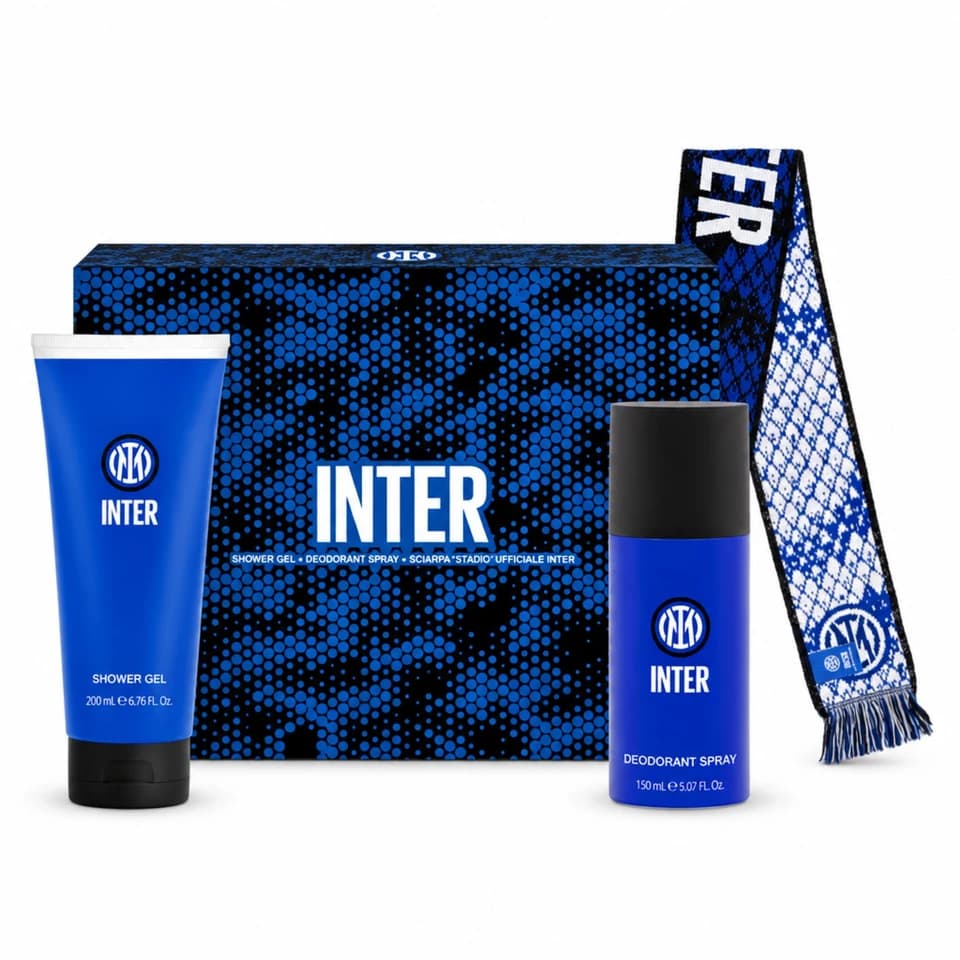 Cofanetto Deodorante 150 Ml + Shower Gel Tubo 200 Ml + Sciarpa Da Stadio Ufficiale
