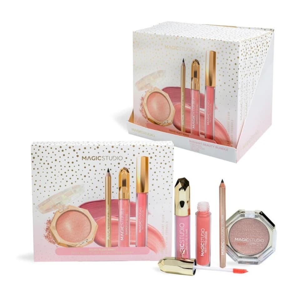 Set Di Bellezza Radiant Diamond: Illuminante + Eyeliner + Lucidalabbra