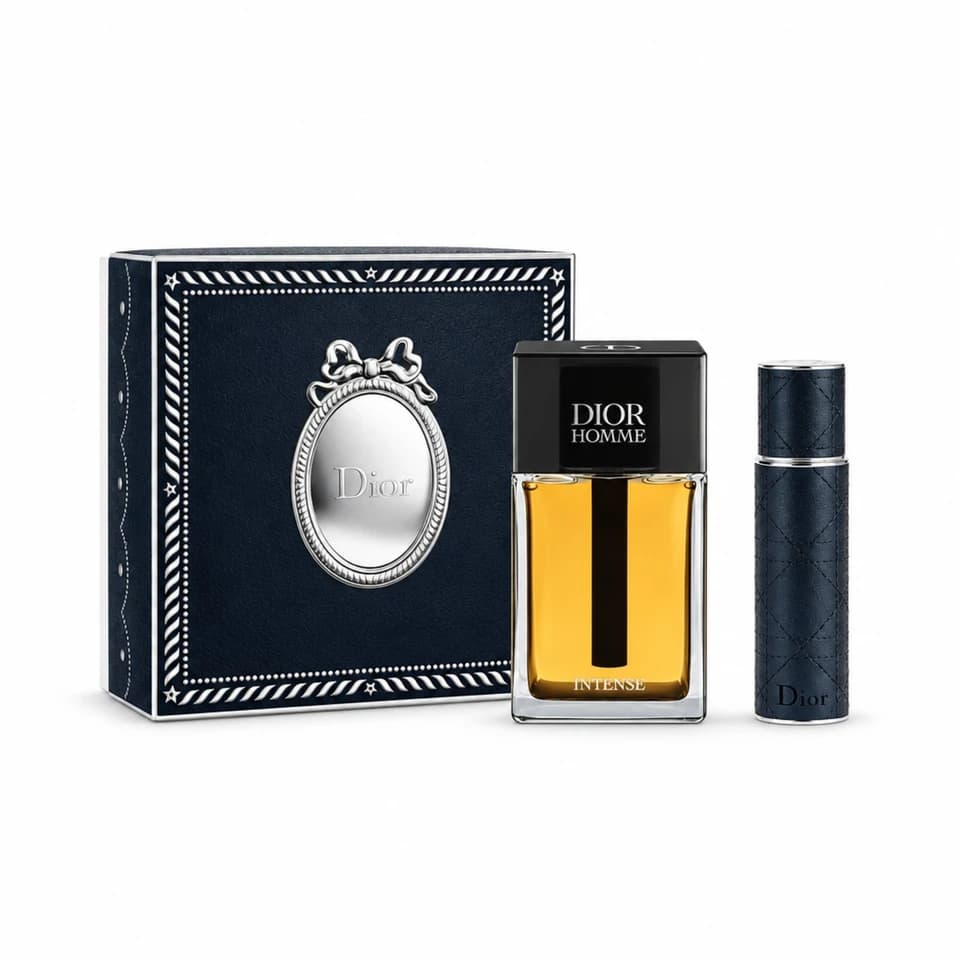 Cofanetto Dior Homme Intense Eau De Parfum 100 Ml + Travel Size 10ml