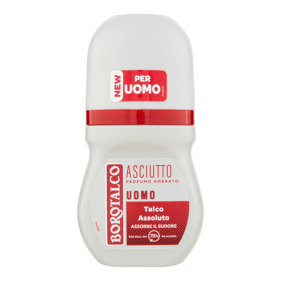 Uomo Asciutto Profumo Ambrato Deo Roll On