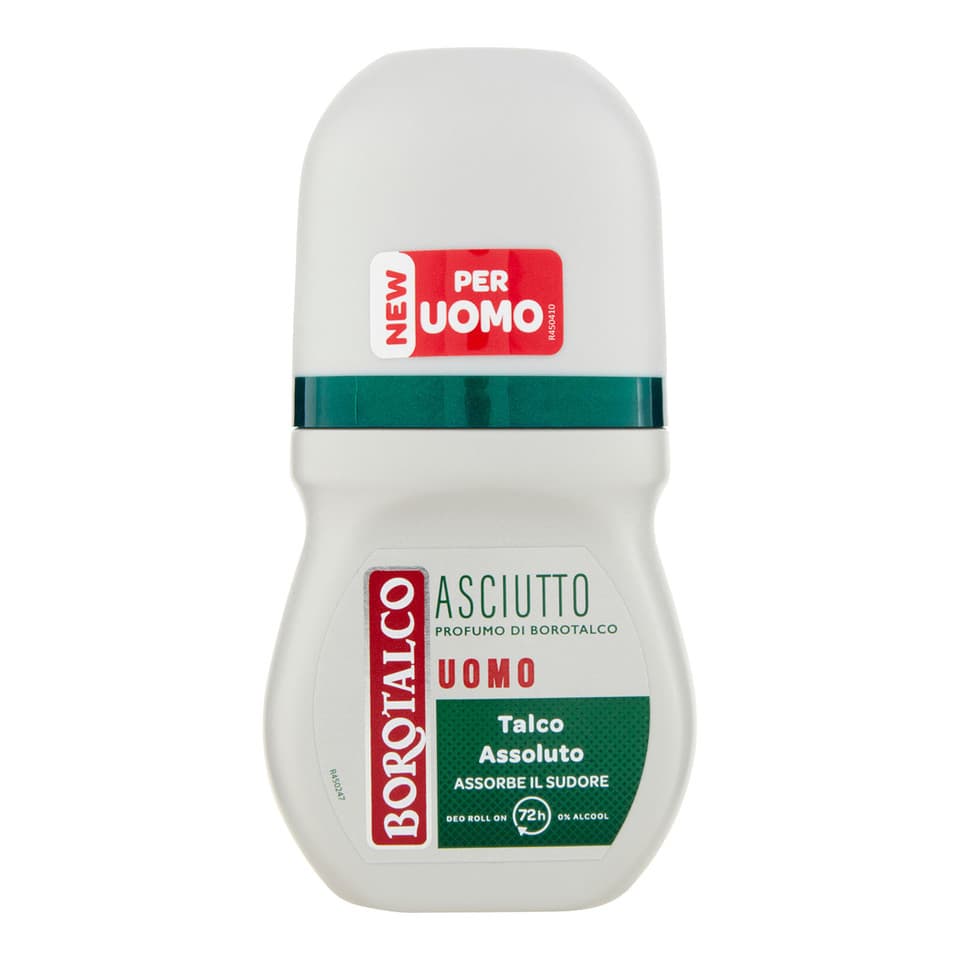 Uomo Asciutto Profumo Di Borotalco Deo Roll On