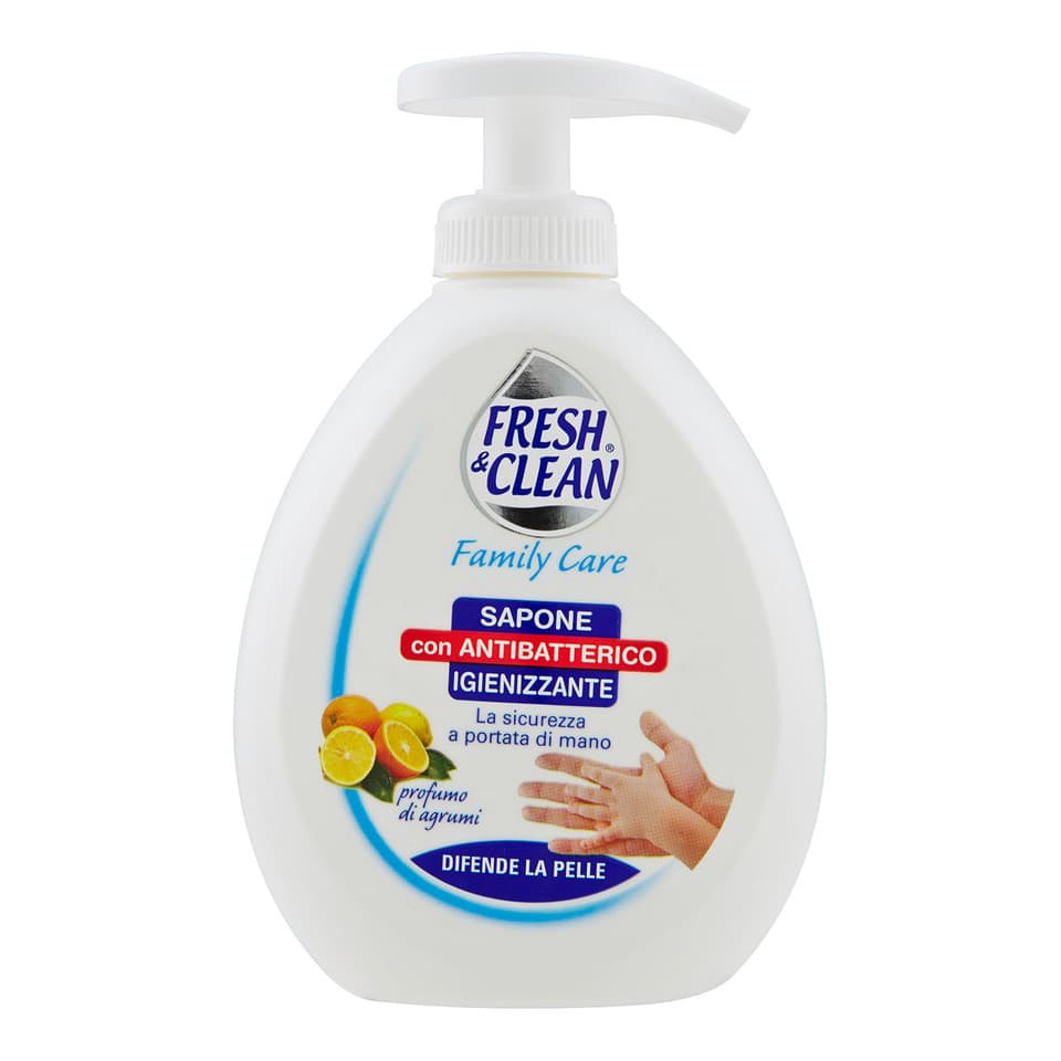 Family Care Sapone Igienizzante Con Antibatterico Profumo Di Agrumi