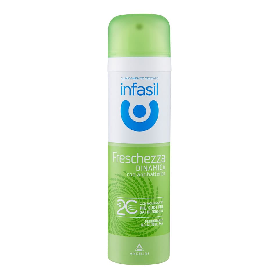 Freschezza Dinamica Deodorante Spray Con Antibatterico