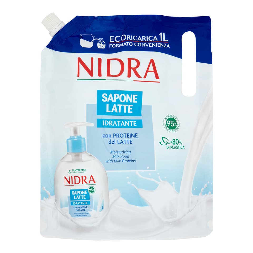 Sapone Latte Idratante Ecoricarica