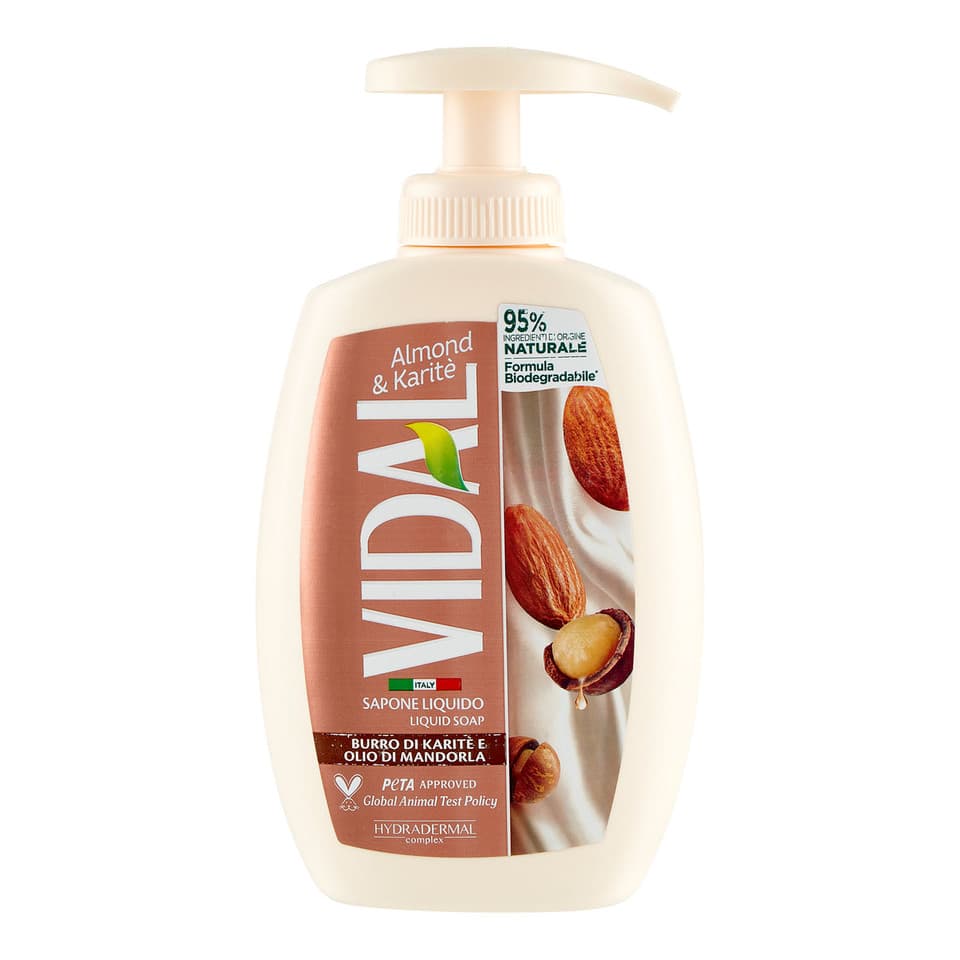 Almond & Karitè Sapone Liquido Burro Di Karitè E Olio Di Mandorla