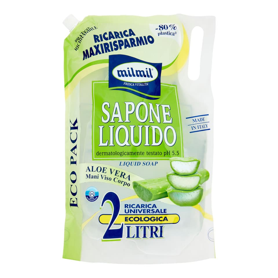 Sapone Liquido Aloe Vera Ricarica Universale Ecologica